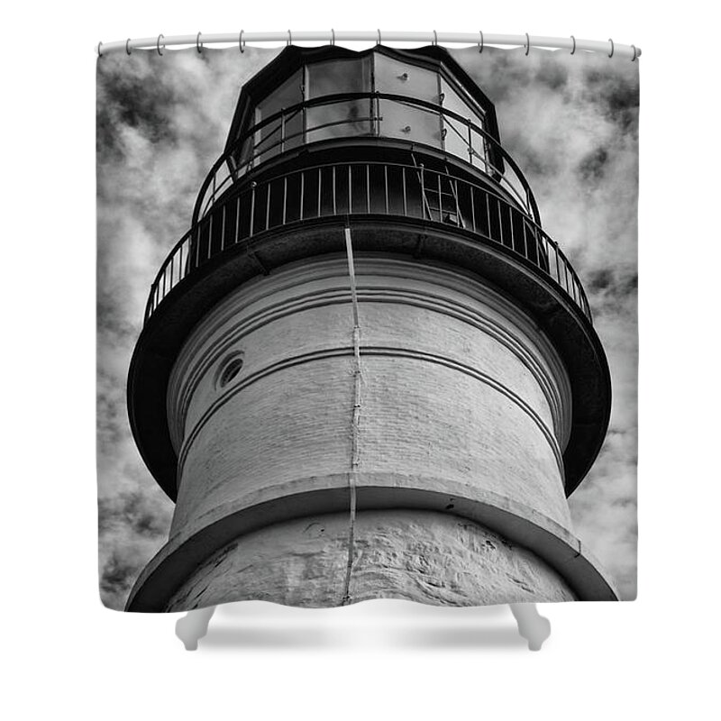 Lighthouse Shower Curtain featuring the photograph Lighthouse #1 by Dmdcreative Photography