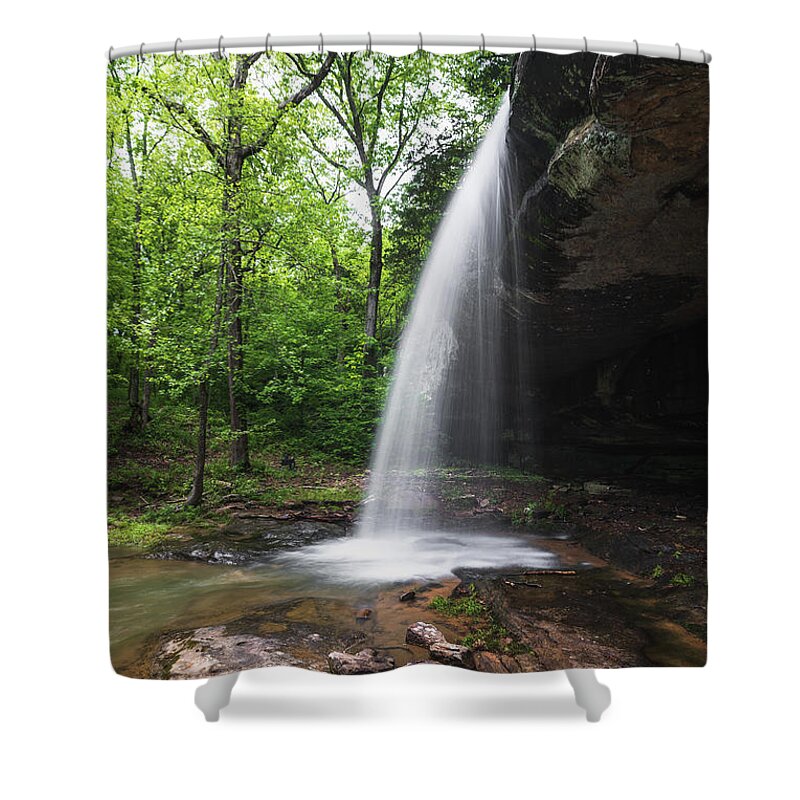 Waterfall Shower Curtain featuring the photograph Little Cedar Falls #1 by Grant Twiss