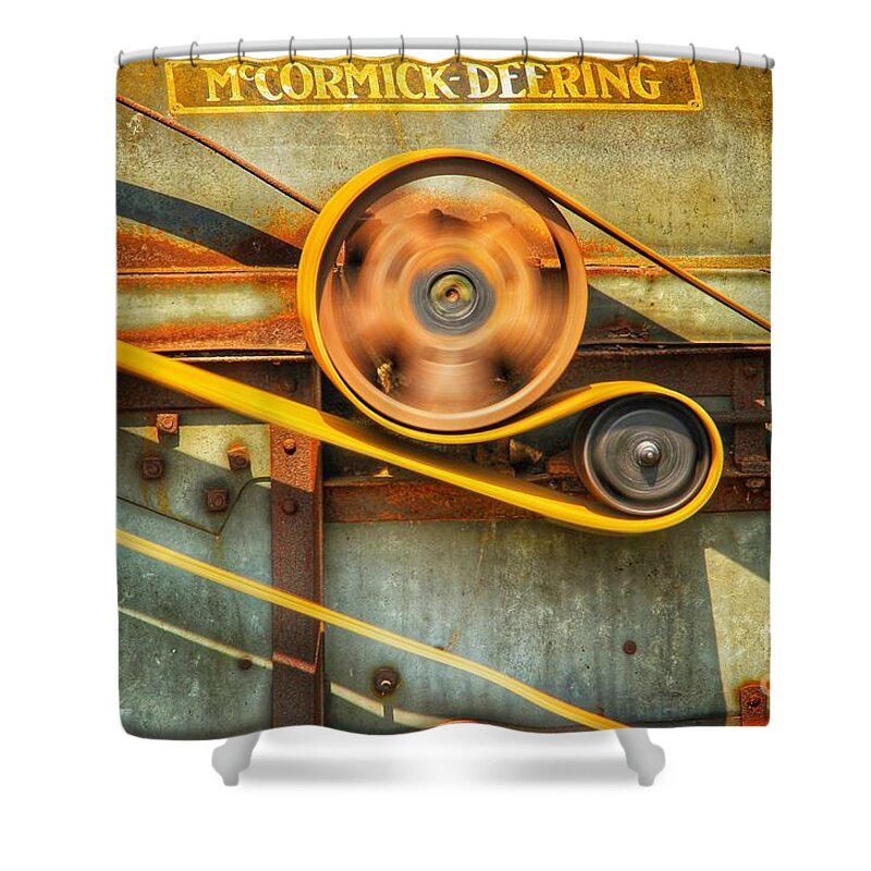 Mccormick Deering Shower Curtain featuring the photograph McCormick Deering #1 by Mike Eingle