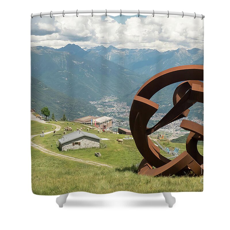 Arts Shower Curtain featuring the photograph Monte Tamaro #1 by Rod Jones