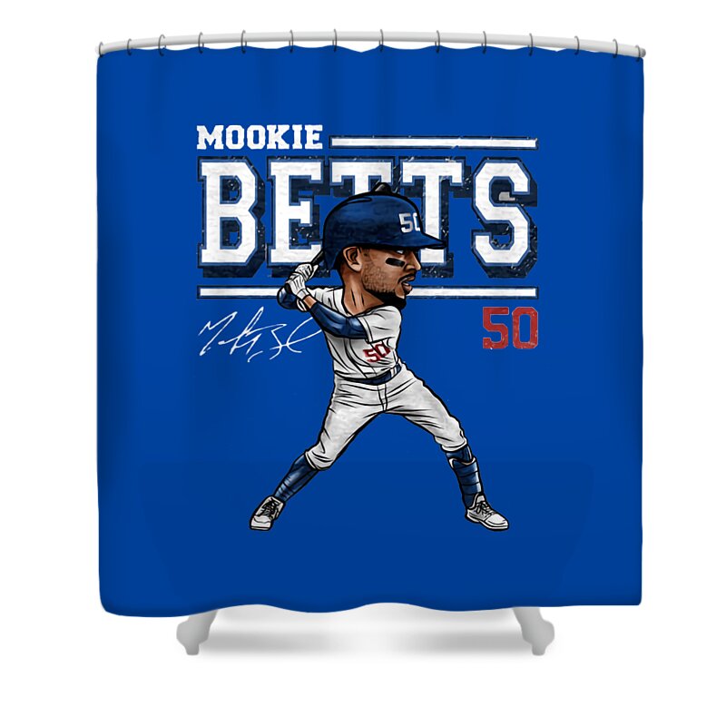 Mookie Betts Shower Curtains