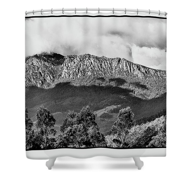 Mount Roland Shower Curtain featuring the photograph Mount Roland #1 by Frank Lee