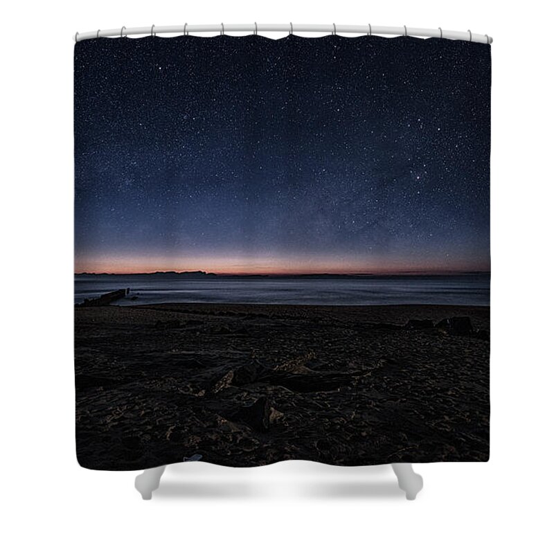North Carolina Shower Curtain featuring the photograph Mystic Morning #1 by Robert Fawcett