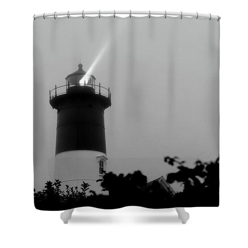Nauset Shower Curtain featuring the photograph Nauset Lighthouse #1 by Doolittle Photography and Art