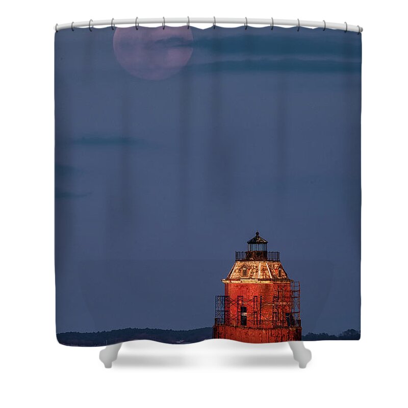 Maryland Shower Curtain featuring the photograph On The Bay 4 #1 by Robert Fawcett