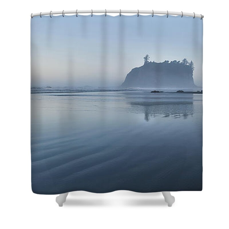 Jon Glaser Shower Curtain featuring the photograph Photographer at Olympic #1 by Jon Glaser