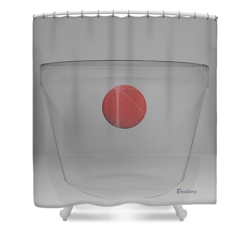 Nft Shower Curtain featuring the digital art 1 Pot by David Bridburg