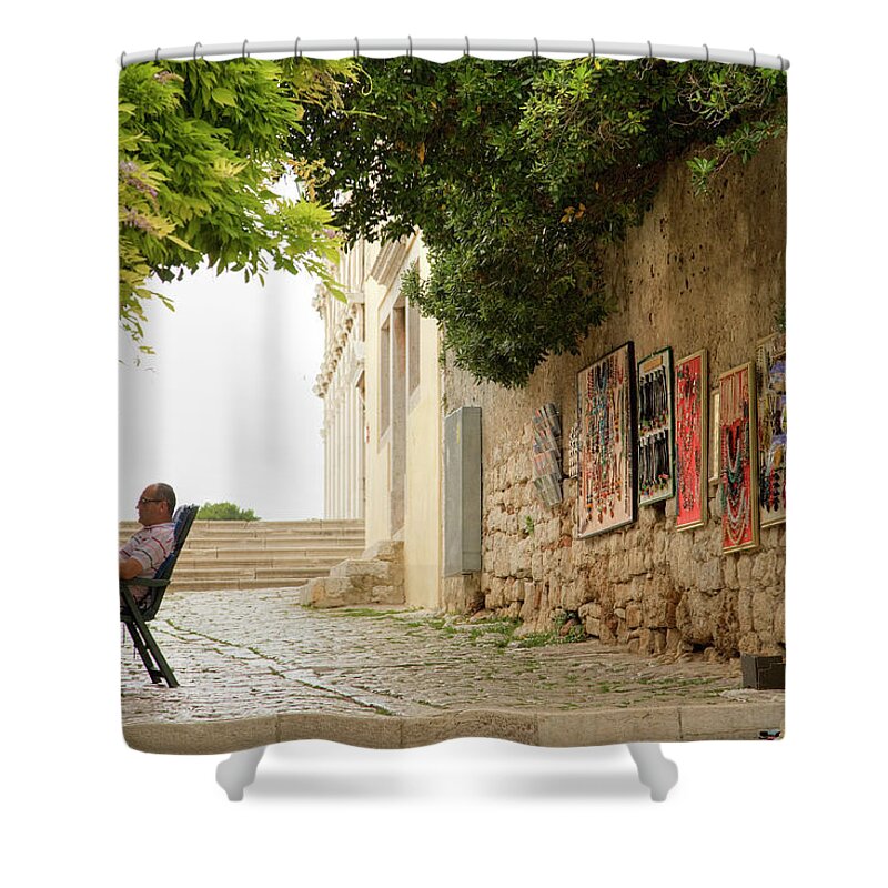 Croatia Shower Curtain featuring the photograph Rovinj, Croatia by Ian Middleton