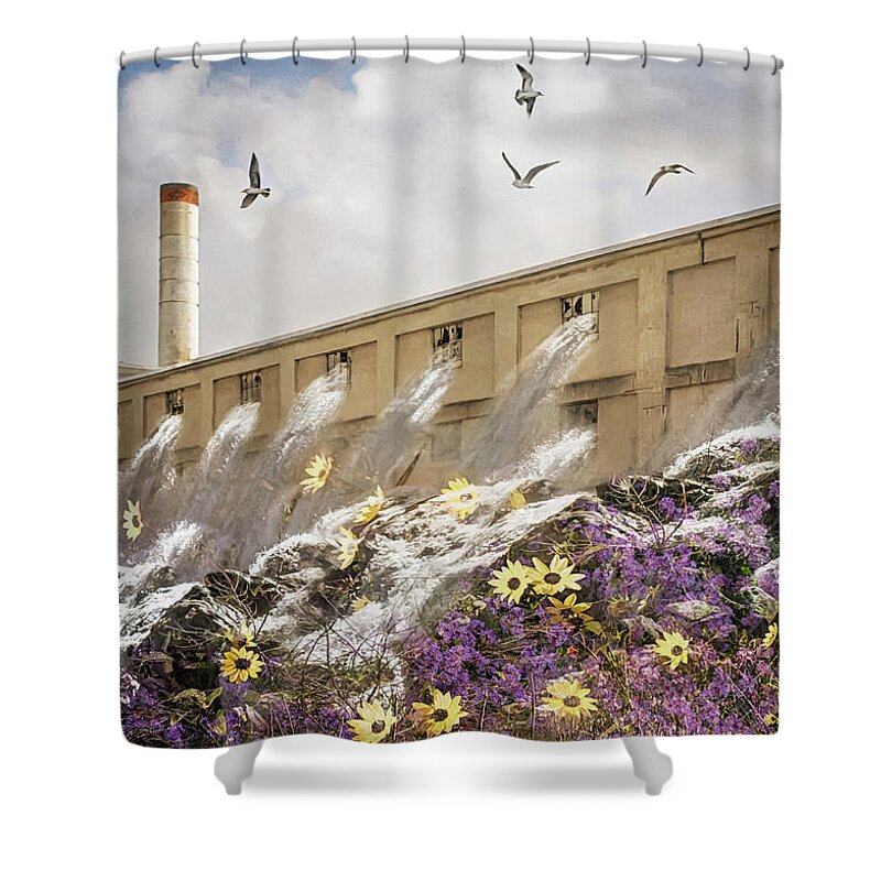 Water Shower Curtain featuring the photograph Rushing Waters by Shara Abel