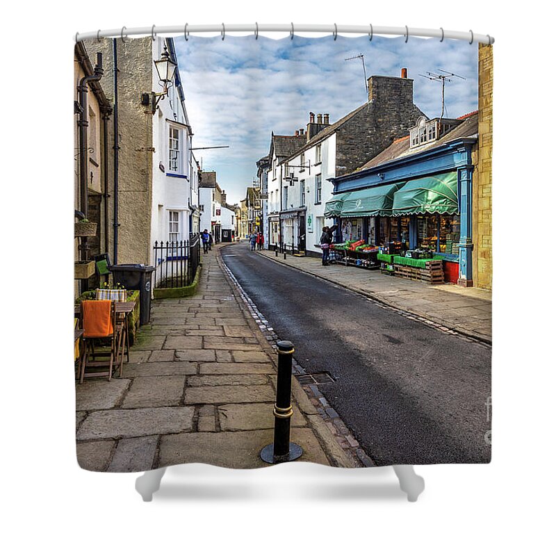 Countryside Shower Curtain featuring the photograph Sedbergh #1 by Tom Holmes Photography