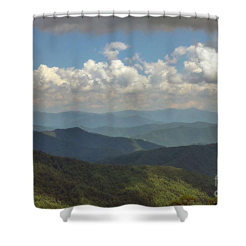 3606 Shower Curtain featuring the photograph Smoky Mountains #2 by FineArtRoyal Joshua Mimbs