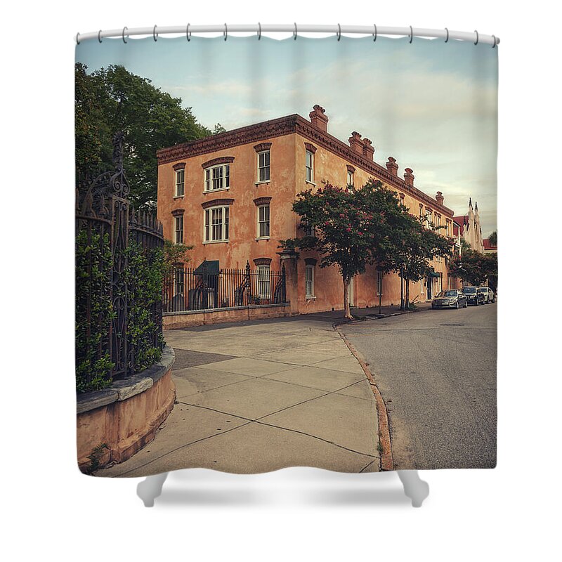 St Philip's Church Ministries Hall Shower Curtain featuring the photograph St Philip's Church Ministries Hall #1 by Ray Devlin