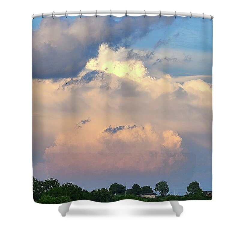Storm Shower Curtain featuring the photograph Storm Near Edmonton, Kentucky #1 by Ally White