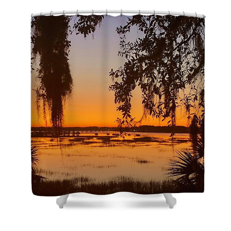 Landscape Shower Curtain featuring the photograph Sunrise 2 #1 by Michael Stothard