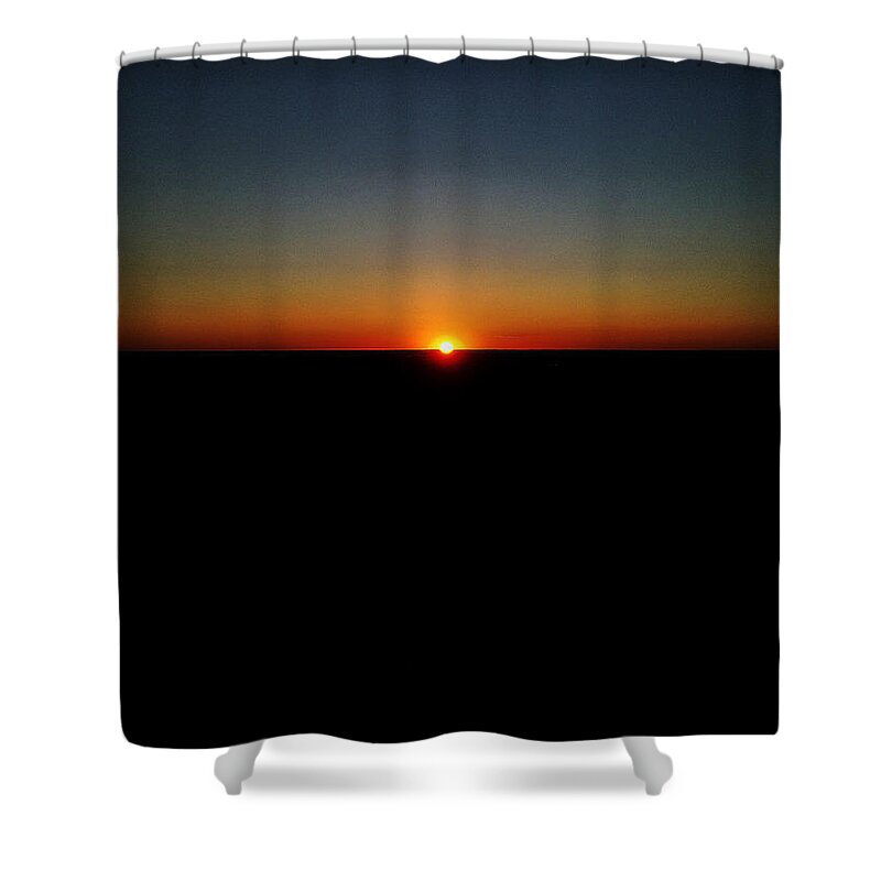  Shower Curtain featuring the photograph Sunset by Stephen Dorton