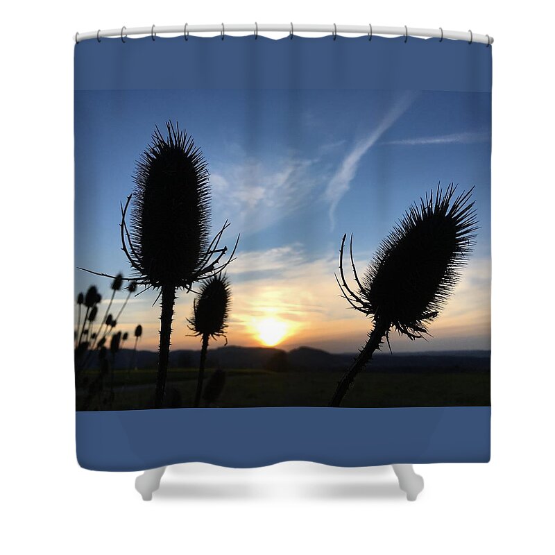 Sunset Shower Curtain featuring the photograph Sunset #2 by Tanja Leuenberger