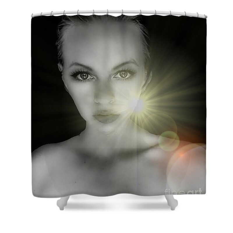 The Light Shower Curtain featuring the photograph The Light #1 by Yvonne Padmos