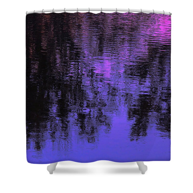 Reflection Shower Curtain featuring the photograph The Tone Of Silent Weeping by Cynthia Dickinson
