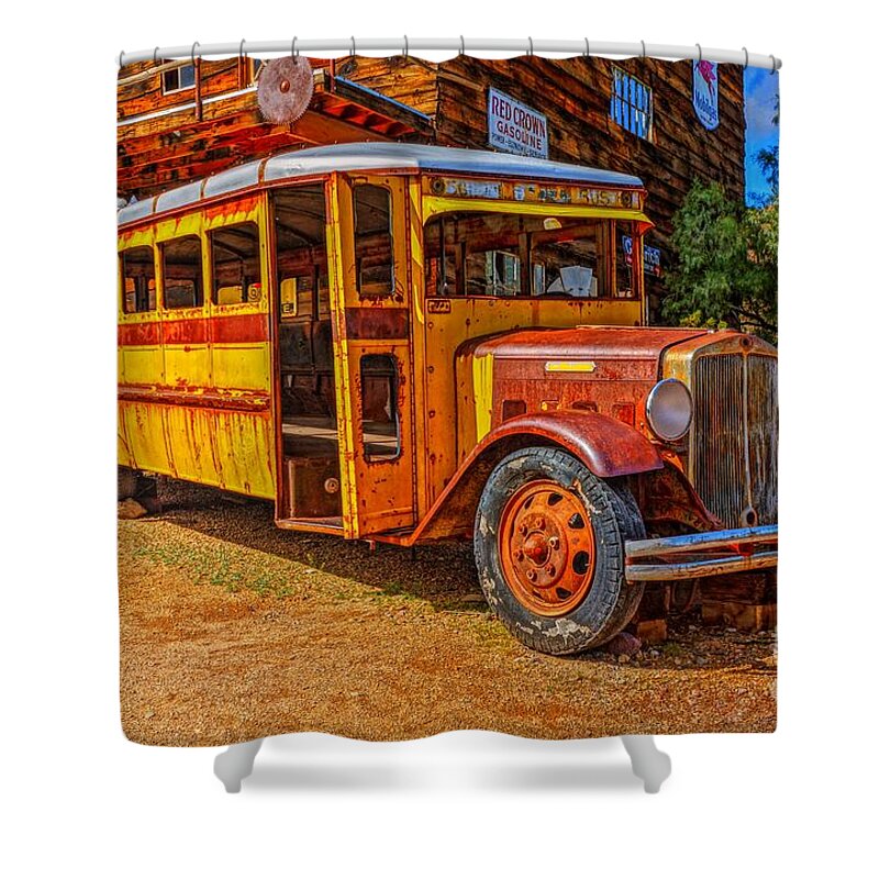  Shower Curtain featuring the photograph Time to Go #1 by Rodney Lee Williams