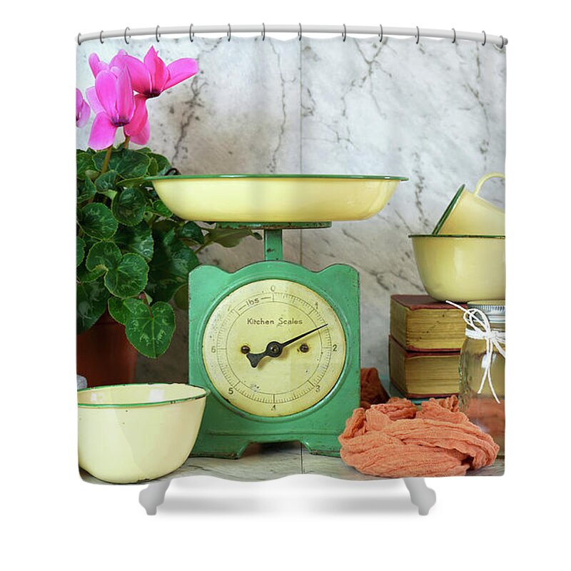https://render.fineartamerica.com/images/rendered/default/shower-curtain/images/artworkimages/medium/3/1-vintage-kitchen-scale-decor-with-farmhouse-style-kitchenware-milleflore-images.jpg?&targetx=-319&targety=0&imagewidth=1426&imageheight=819&modelwidth=787&modelheight=819&backgroundcolor=9C9566&orientation=0