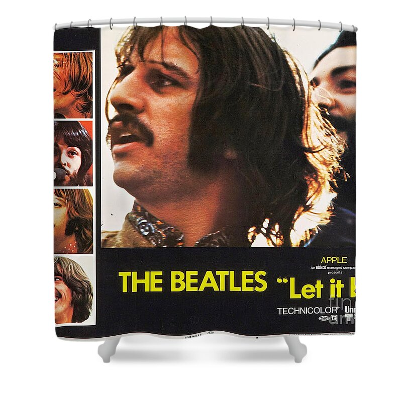 Vintage Shower Curtain featuring the photograph Vintage Movie Cards And Posters #1 by Action
