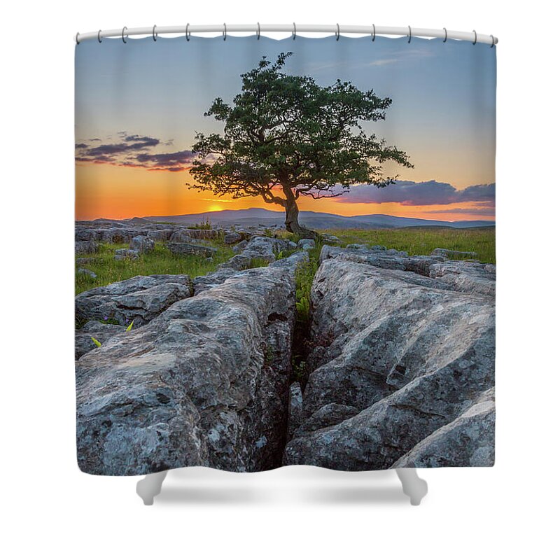 England Shower Curtain featuring the photograph Winskill Stones by Tom Holmes