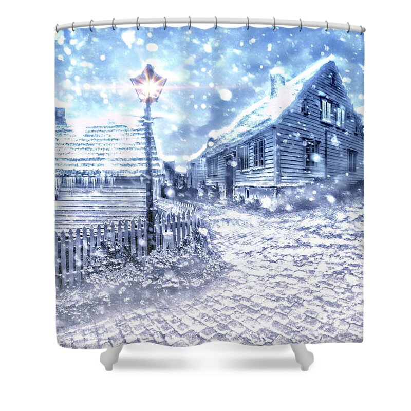 Winter Shower Curtain featuring the photograph Winter Wonderland #2 by Andrea Kollo