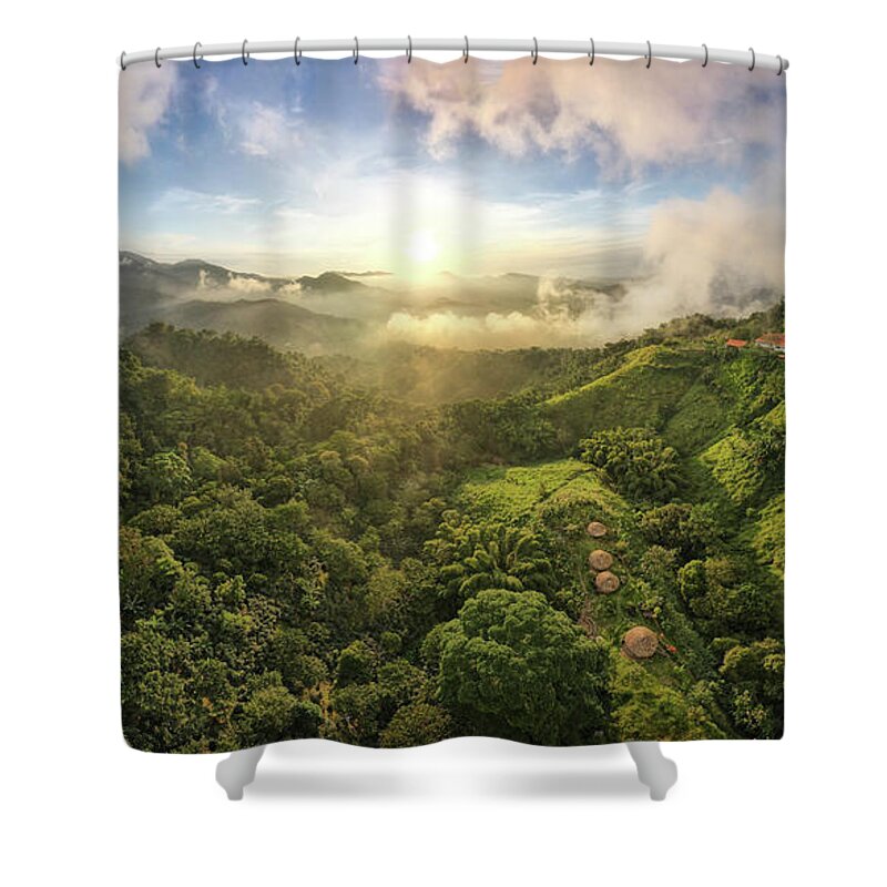 Minca Shower Curtain featuring the photograph Minca Magdalena Colombia #10 by Tristan Quevilly