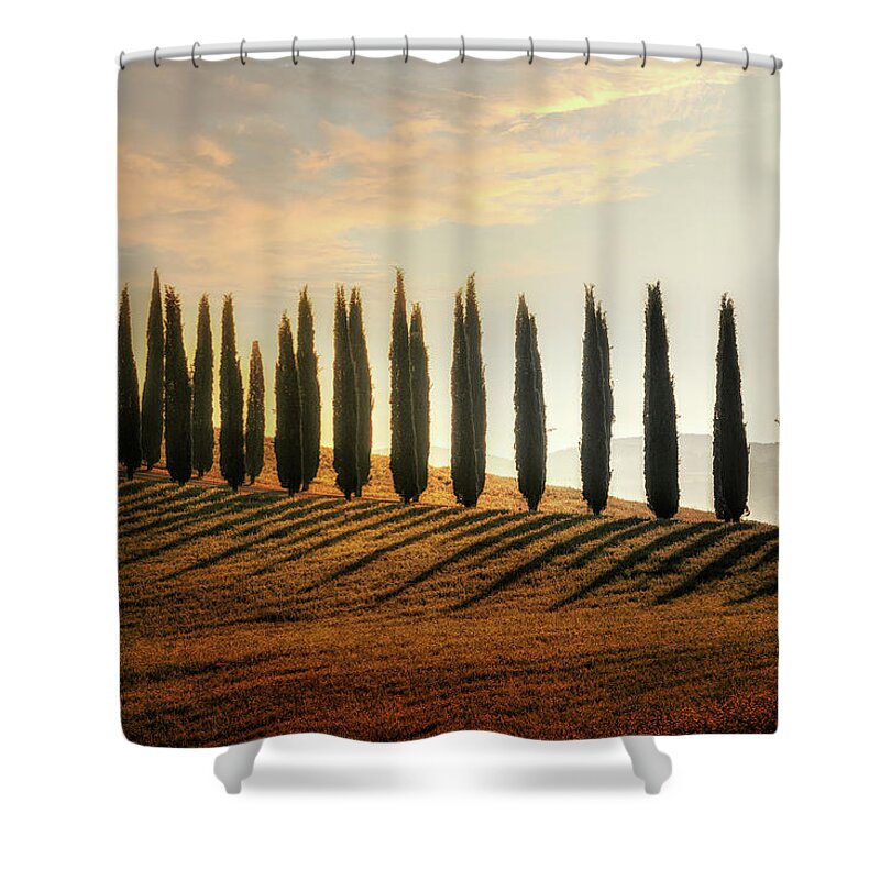 Podere Shower Curtain featuring the photograph Tuscany - Italy #11 by Joana Kruse