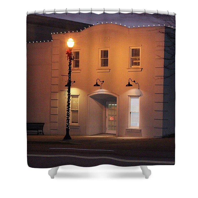 Camden Shower Curtain featuring the photograph 1109 Broad Street by Carolyn Stagger Cokley