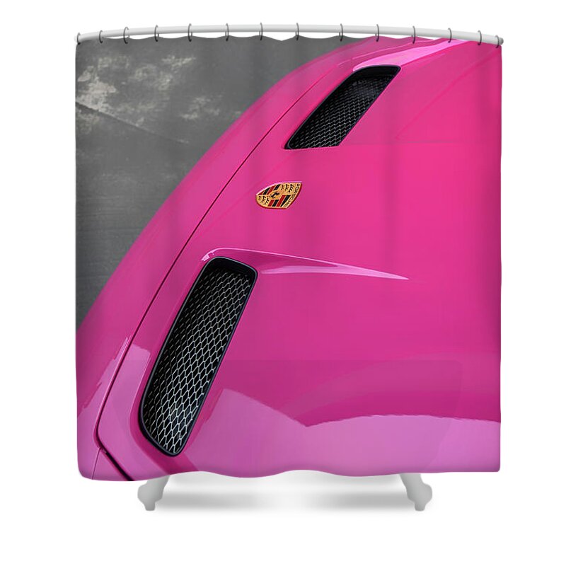 Cars Shower Curtain featuring the photograph #Porsche #GT3 #Print #12 by ItzKirb Photography