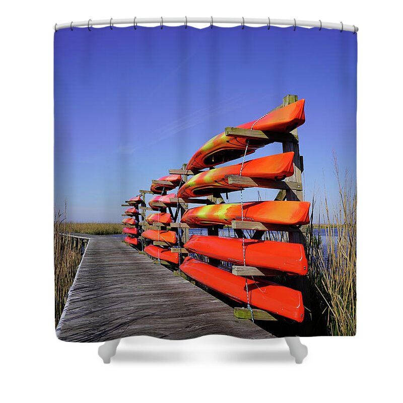  Shower Curtain featuring the photograph OBX #15 by Annamaria Frost