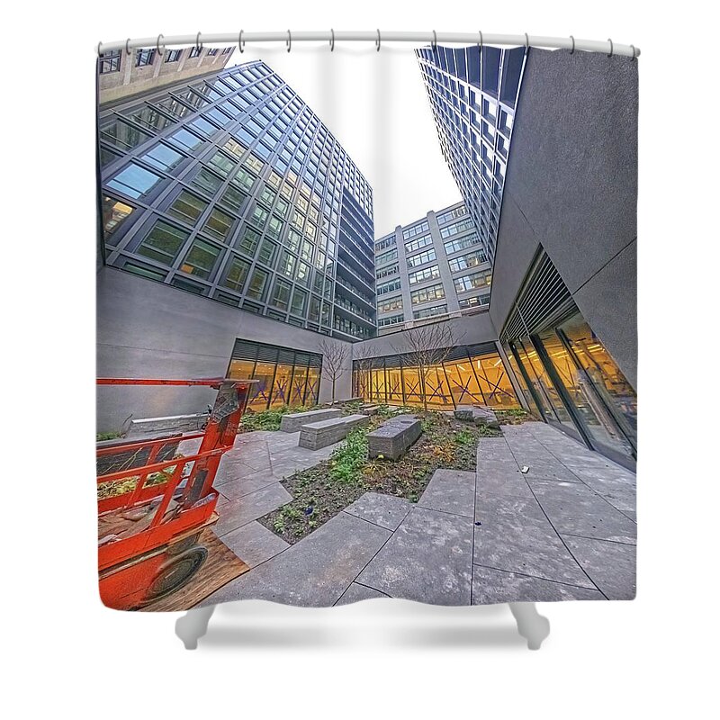 Hudson Square Shower Curtain featuring the photograph 15dec20 0241 by Steve Sahm