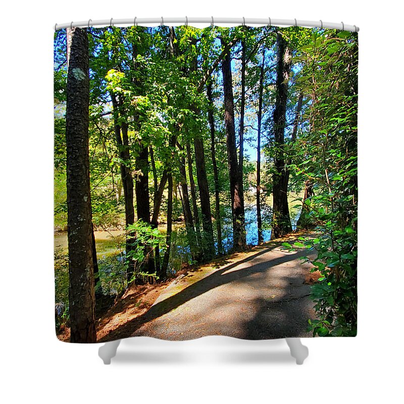  Georgetown Lake Park Hoover Alabama Shower Curtain featuring the photograph Georgetown Lake Park #16 by Kenny Glover