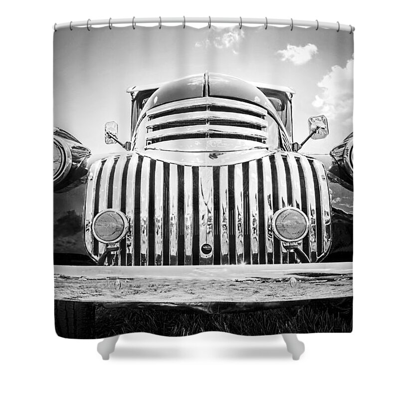 1947 Shower Curtain featuring the photograph 1947 Suburban #2 by Rudy Umans