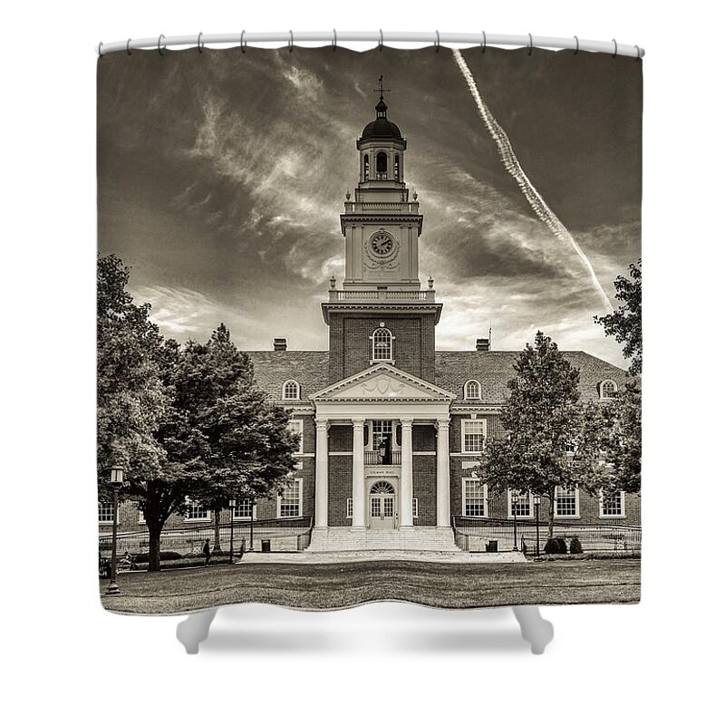 Gillman Hall Shower Curtain featuring the photograph Gillman Hall - Johns Hopkins University #2 by Mountain Dreams