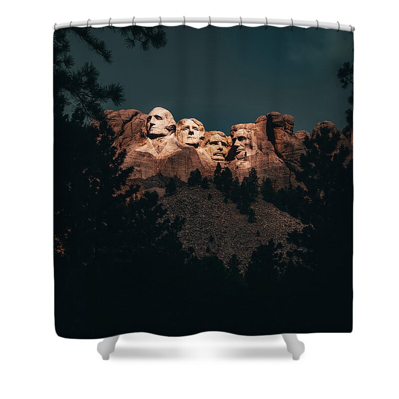 Mount Shower Curtain featuring the photograph Mount Rushmore #2 by Brian Venghous