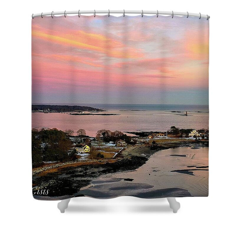  Shower Curtain featuring the photograph New Castle by John Gisis