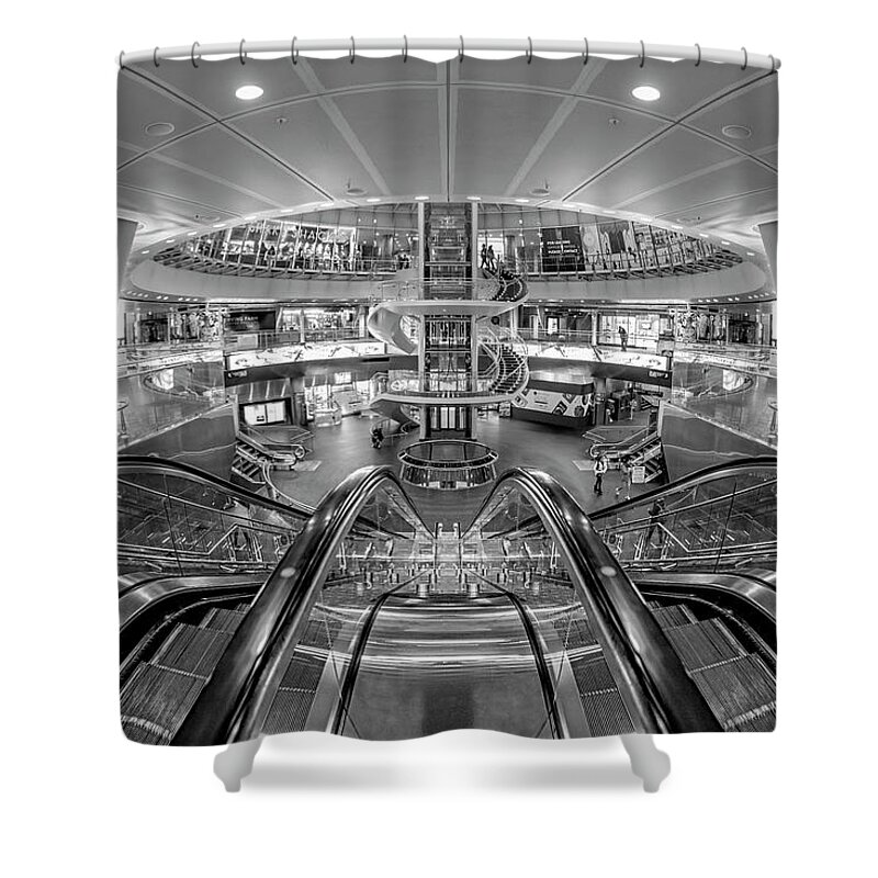 Fulton Street Subway Station Shower Curtain featuring the photograph NYC Fulton Street Subway Station #2 by Susan Candelario