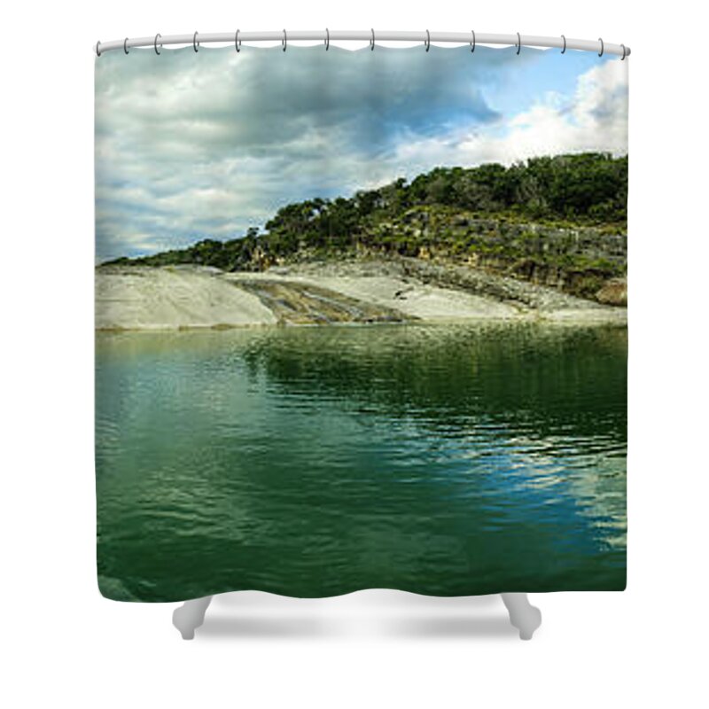 Johnson City Shower Curtain featuring the photograph Pedernales Falls #2 by Raul Rodriguez