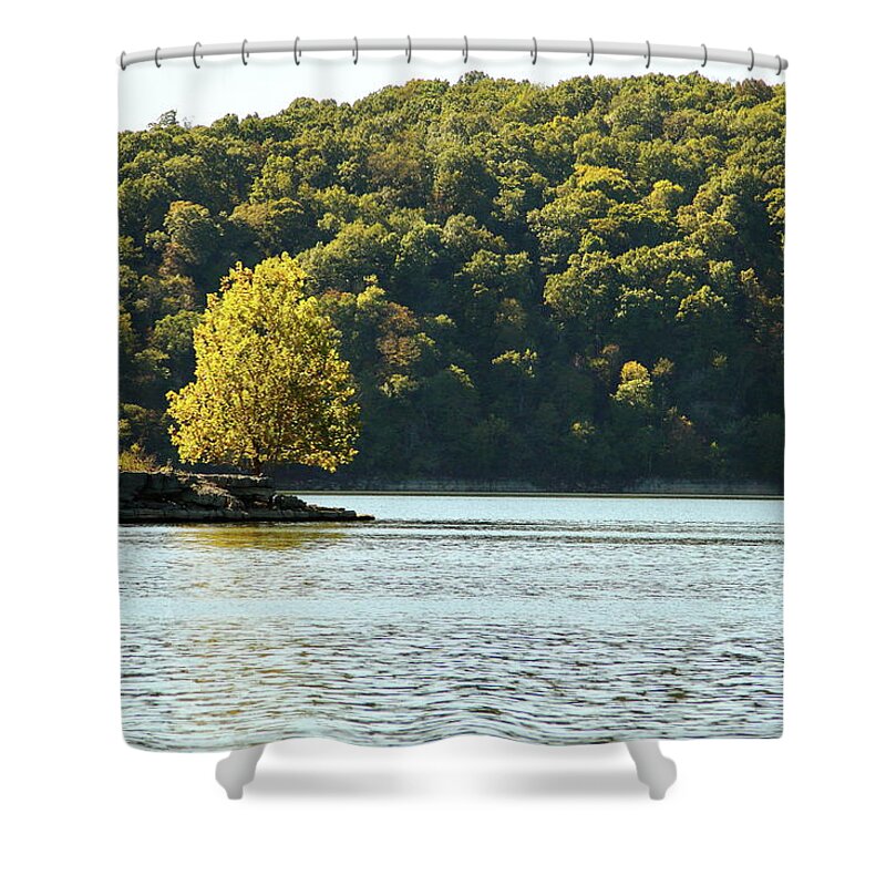 Table Rock Lake Shower Curtain featuring the photograph Table Rock Lake #2 by Lens Art Photography By Larry Trager