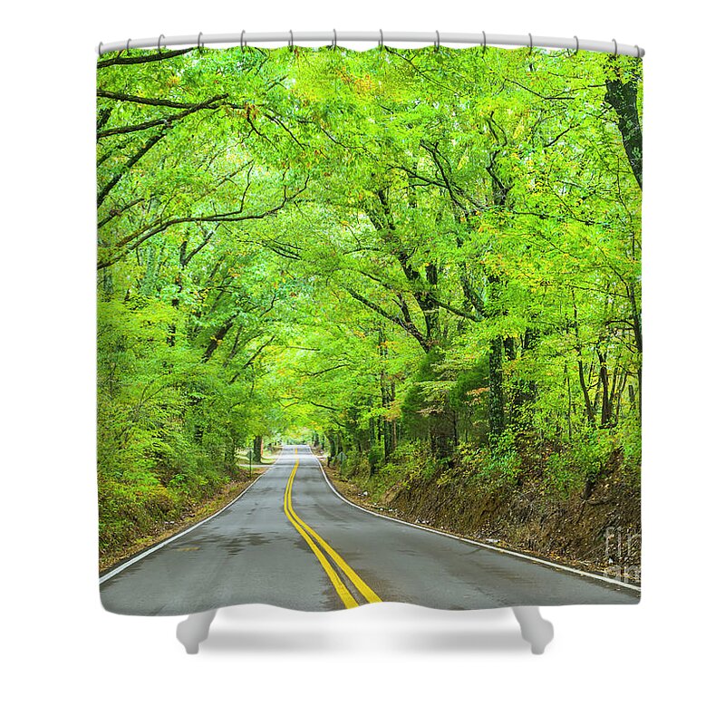 Tennessee Shower Curtain featuring the photograph Tennessee backroads #2 by Ranjay Mitra