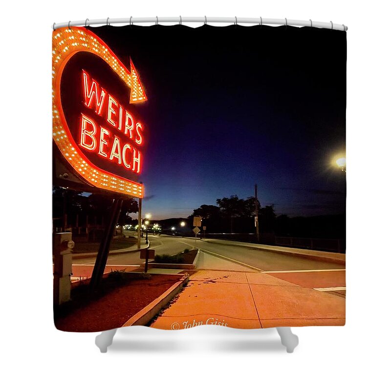  Shower Curtain featuring the photograph Weirs Beach #2 by John Gisis
