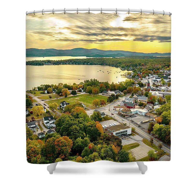  Shower Curtain featuring the photograph Wolfeboro #2 by John Gisis
