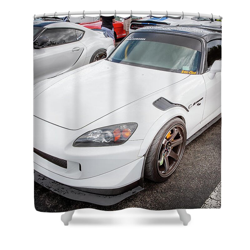  Shower Curtain featuring the photograph 2008 Honda S2000 CR Club Racer X108 by Rich Franco