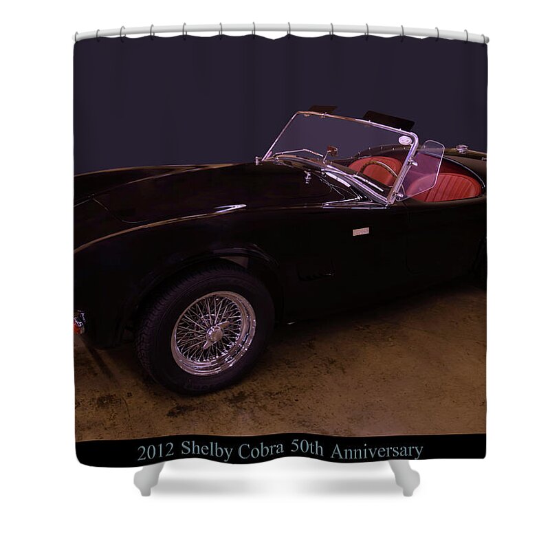 2012 Shelby Shower Curtain featuring the photograph 2012 Shelby Cobra 50th Anniversary by Flees Photos