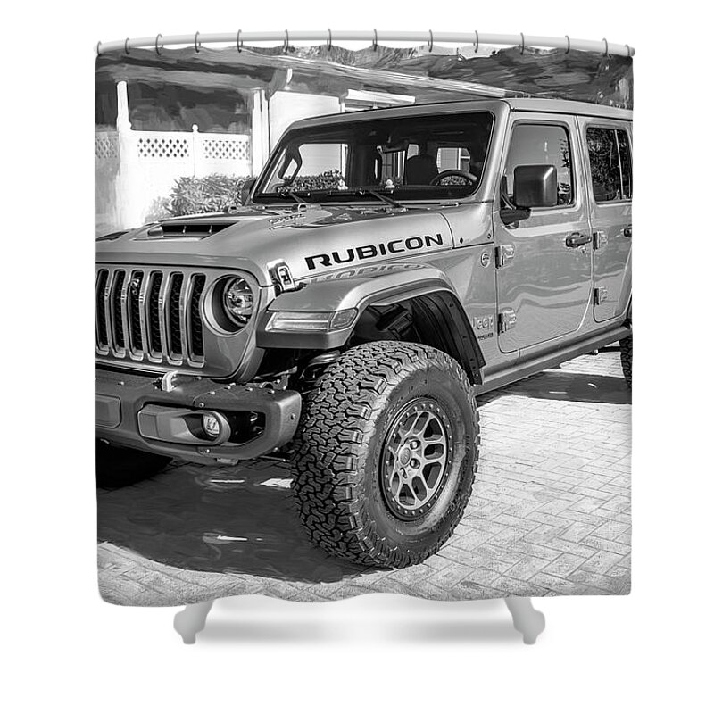2022 Jeep Unlimited Rubicon 392 Shower Curtain featuring the photograph 2022 Jeep Unlimited Rubicon 392 Hemi X108 #2022 by Rich Franco