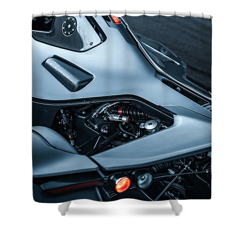 Bac Shower Curtain featuring the photograph BAC Mono #3 by David Whitaker Visuals