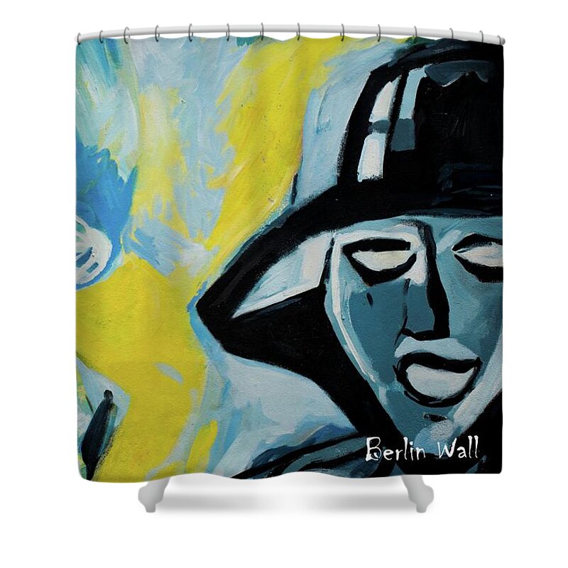 Germany Shower Curtain featuring the photograph Berlin Wall #3 by Robert Grac