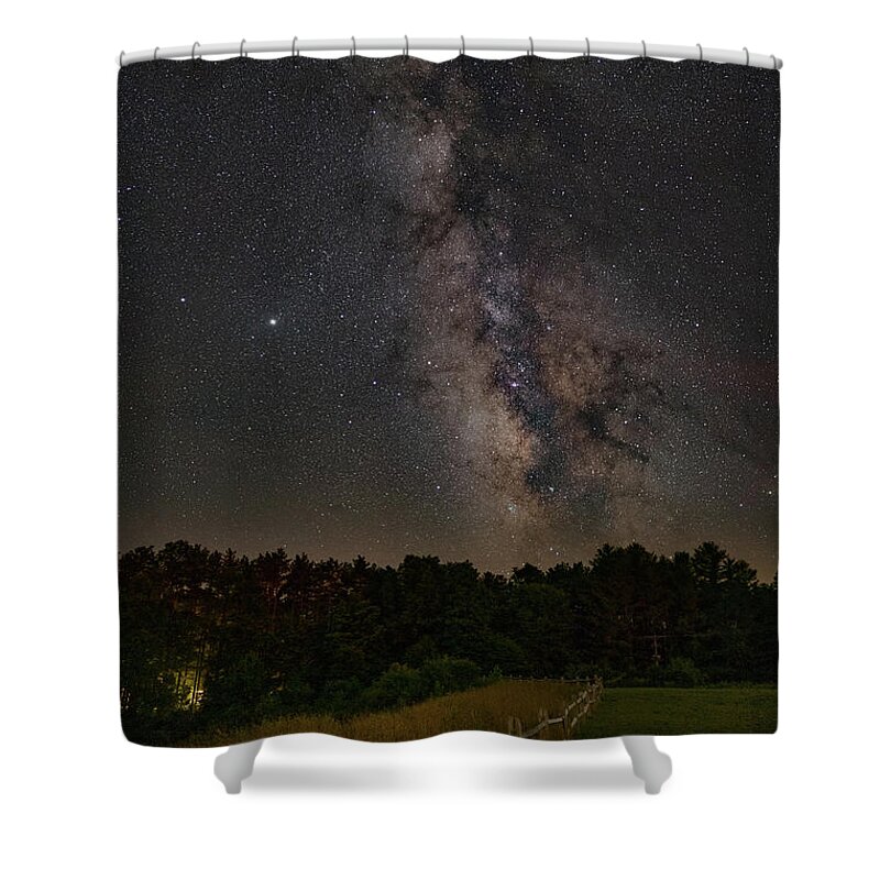 Stars Shower Curtain featuring the photograph Country Stars #3 by Arthur Oleary